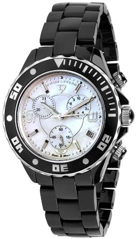 Amazon.com: Swiss Legend Men's 30050-BKWSR Karamica Collection .