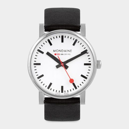 Swiss Railway Watch Black Band | MoMA Store | Mondaine, Mondaine .