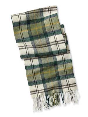 Barbour® Merino/Cashmere Blend Tartan Scarf - Orv