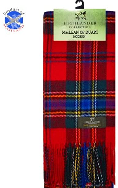 Amazon.com: I LUV LTD MacLean of Duart Tartan Scarf Modern .