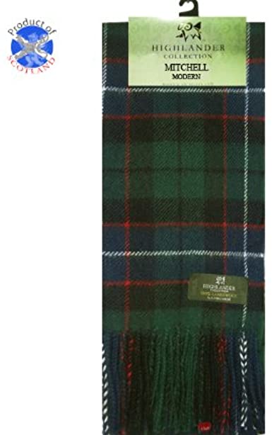 Amazon.com: I LUV LTD Mitchell Tartan Scarf Modern Lambswool: Clothi