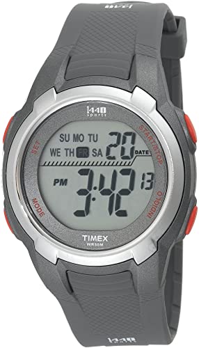 Amazon.com: Timex Men's T5K082 1440 Sports Digital Gray Resin .