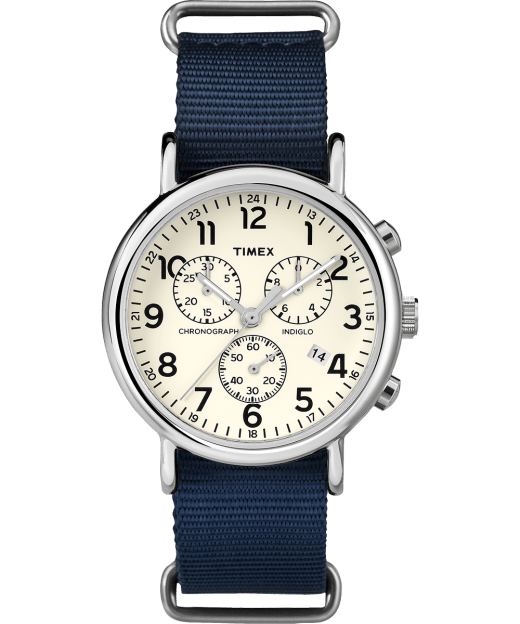 Weekender Chrono 40mm Nylon Strap Watch | Tim