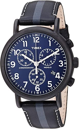 Amazon.com: Timex Men's TWF3C8400 Weekender Chrono Black/Gray .