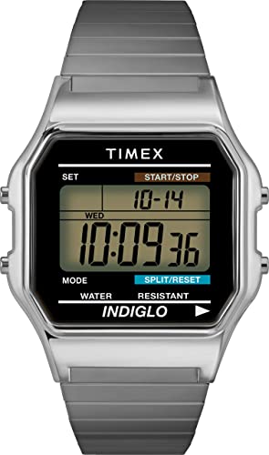 Amazon.com: Timex Men's T78587 Classic Digital Silver-Tone .