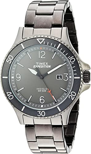 Amazon.com: Timex Men's TW4B10800 Expedition Ranger Gray Stainless .