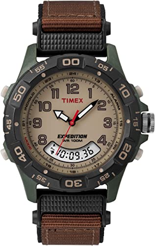 Amazon.com: Timex Men's T45181 Expedition Resin Combo Brown/Green .