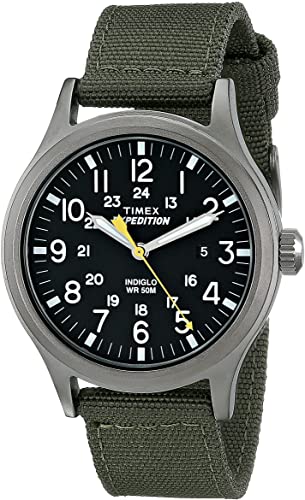 Amazon.com: Timex Men's T49961 Expedition Scout 40 Green Nylon .