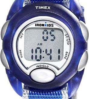 Amazon.com: Timex Kids' T7B9829J IronKids Translucent Blue Sport .