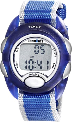 Amazon.com: Timex Kids' T7B9829J IronKids Translucent Blue Sport .