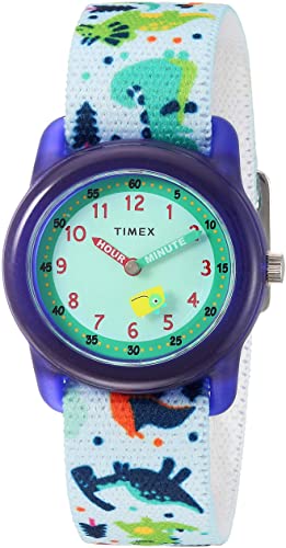 Amazon.com: Timex Boys TW7C77300 Time Machines White/Dinosaurs .