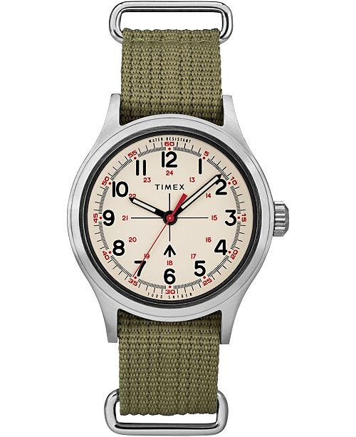 Timex X Todd Snyder Military Inspired 40mm Fabric Strap Wat