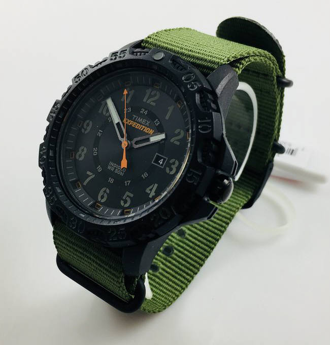 Timex Expedition Gallatin Black Military Watch TW4B036