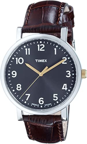 Amazon.com: Timex Originals T2N383 Black Brown Classic Dress Watch .
