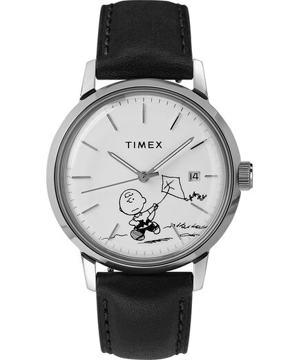 Timex x Peanuts Marlin Automatic Featuring Charlie Brown 40mm .