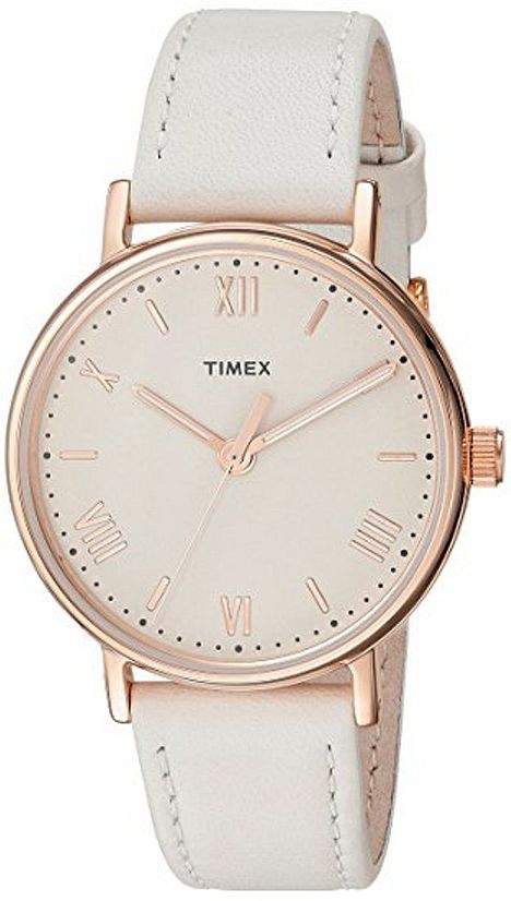 Women's Timex Southview 37 White Leather Band Watch TW2R283