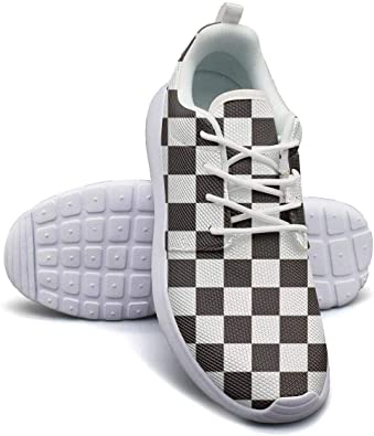 Amazon.com | Womens Diamond Shaped Checkerboard Pattern Running .