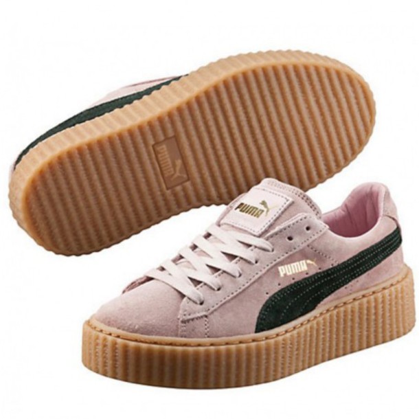 shoes, puma, pink, fashion, style, cute, trendy, cool, boogzel .