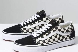 VANS Checkered Old Skool Black & White Shoes - CHECK - 302578917 .