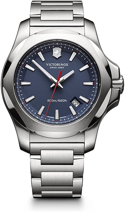 Amazon.com: Victorinox Swiss Army I.N.O.X. Stainless Steel Watch .