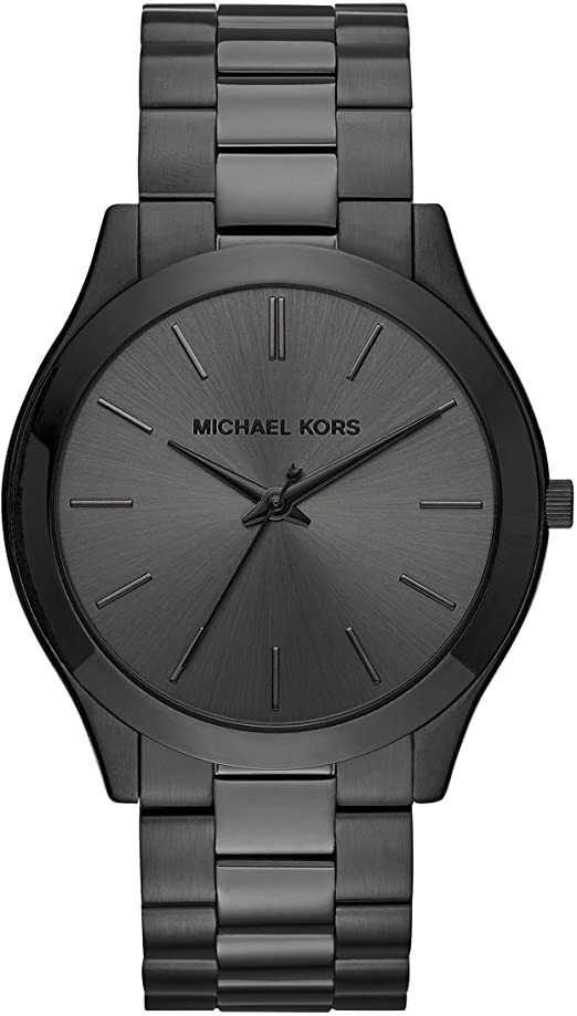Amazon.com: Michael Kors Men's Slim Runway Black Watch MK8507: Watch
