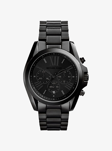 Oversized Bradshaw Black-Tone Watch | Michael Ko