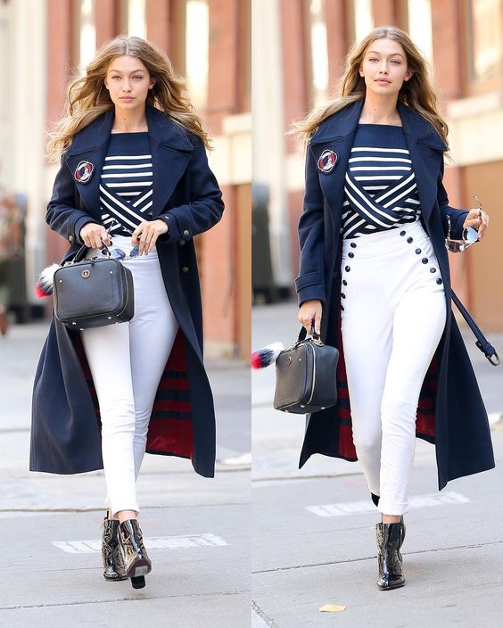Gigi Hadid-Model Best Street Style Winter Fashion - The Fresco Ne