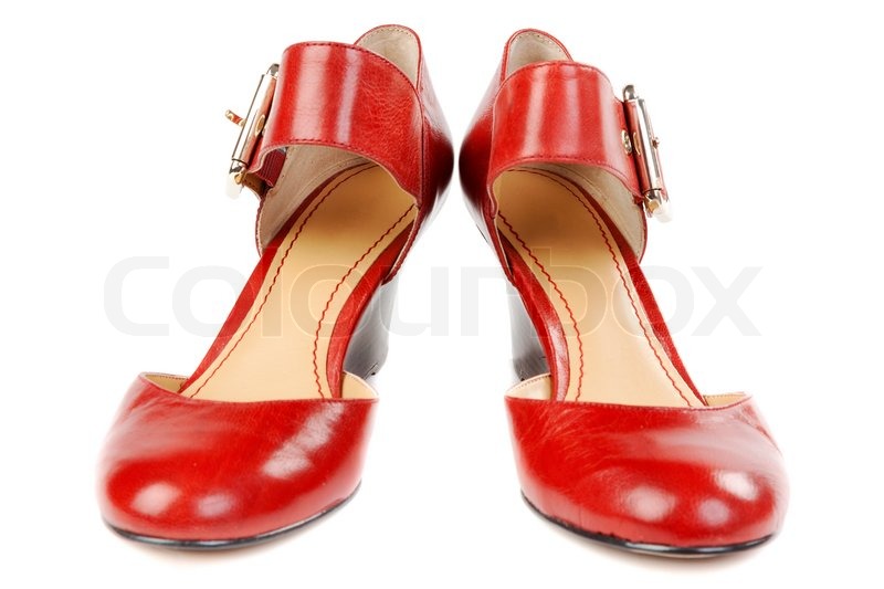Fashionable women's red shoes | Stock image | Colourb