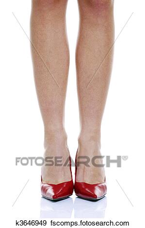 Long legs and red shoes Stock Photo | k3646949 | Fotosear