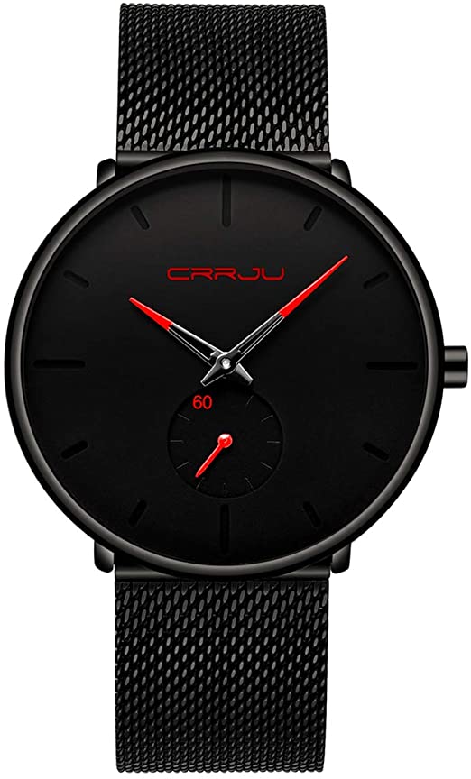 Amazon.com: Mens Watches Ultra-Thin Minimalist Waterproof-Fashion .