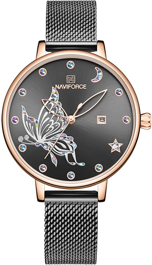 Amazon.com: NAVIFORCE Womens Fashion Watches Waterproof Analog .